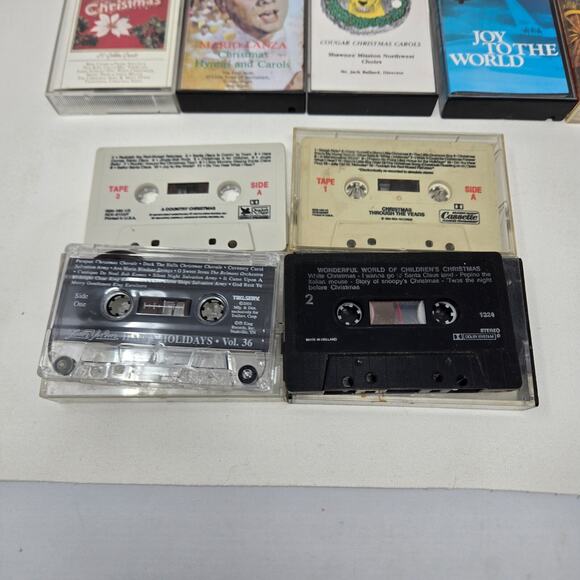 Christmas Music Cassette Tape Lot of 23 Country Gospel Ballads Orchestra Crosby - Picture 4 of 16